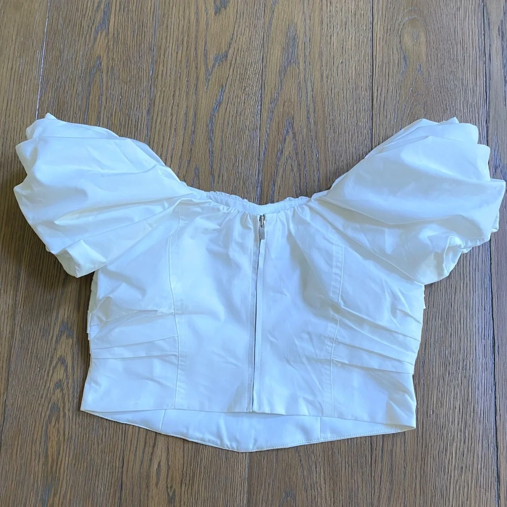 A.L.C. Nora Top White New With Tags US4